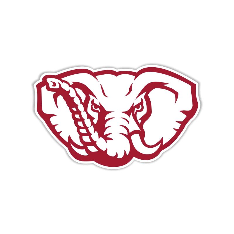 Alabama Crimson Tide Full Color Vinyl Decal - Custom Size
