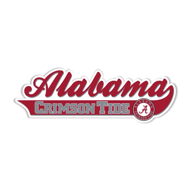 Alabama Crimson Tide Full Color Vinyl Decal - Custom Size