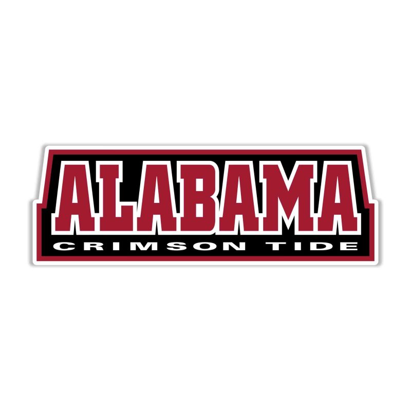 Alabama Crimson Tide Full Color Vinyl Decal - Custom Size