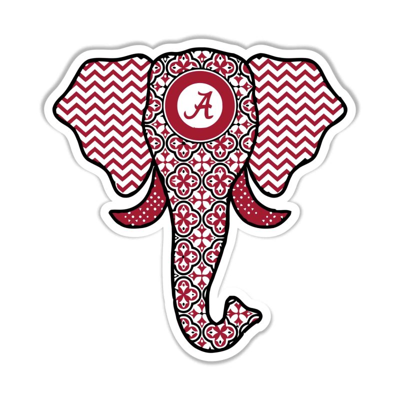 Alabama Crimson Tide Full Color Vinyl Decal - Custom Size