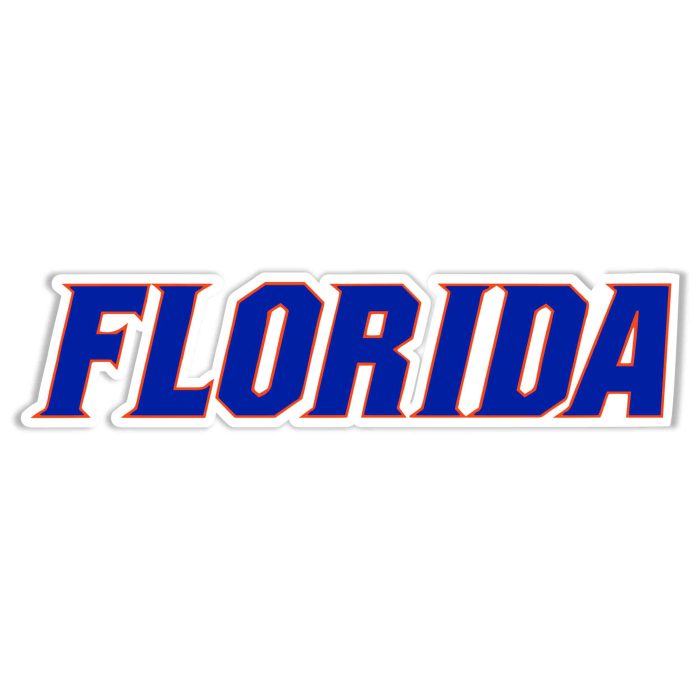 Florida Gators Full Color Vinyl Decal - Custom Size