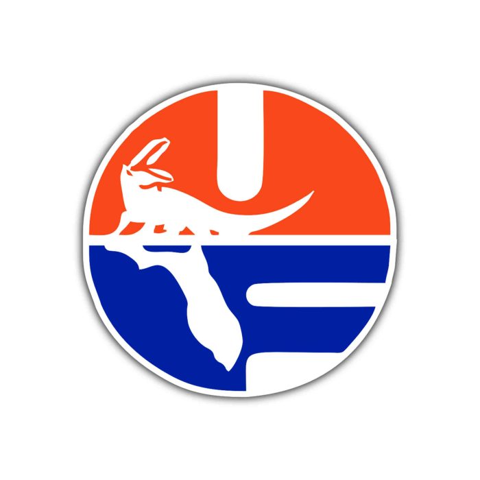Florida Gators Full Color Vinyl Decal - Custom Size