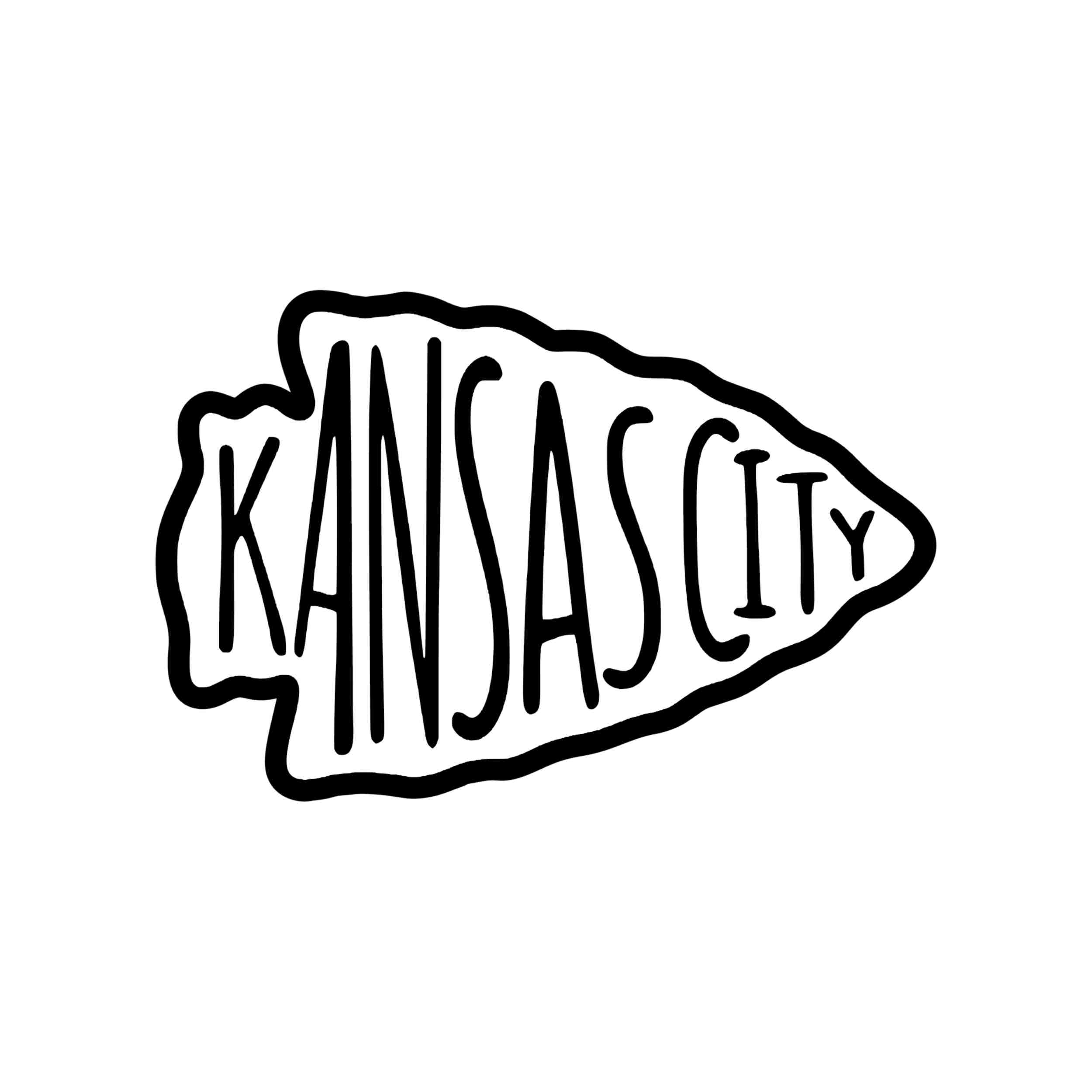 Kansas City Chiefs Vinyl Decal - Custom Size