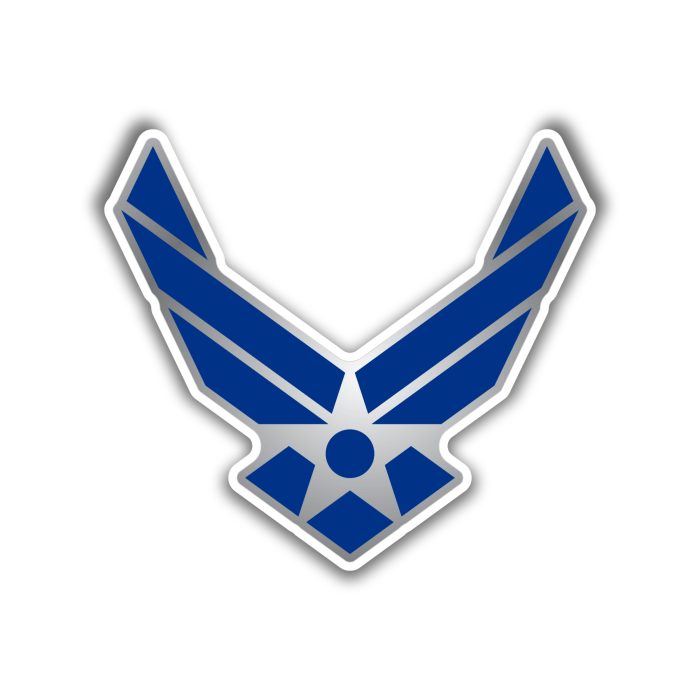 Air Force Full Color Vinyl Decal