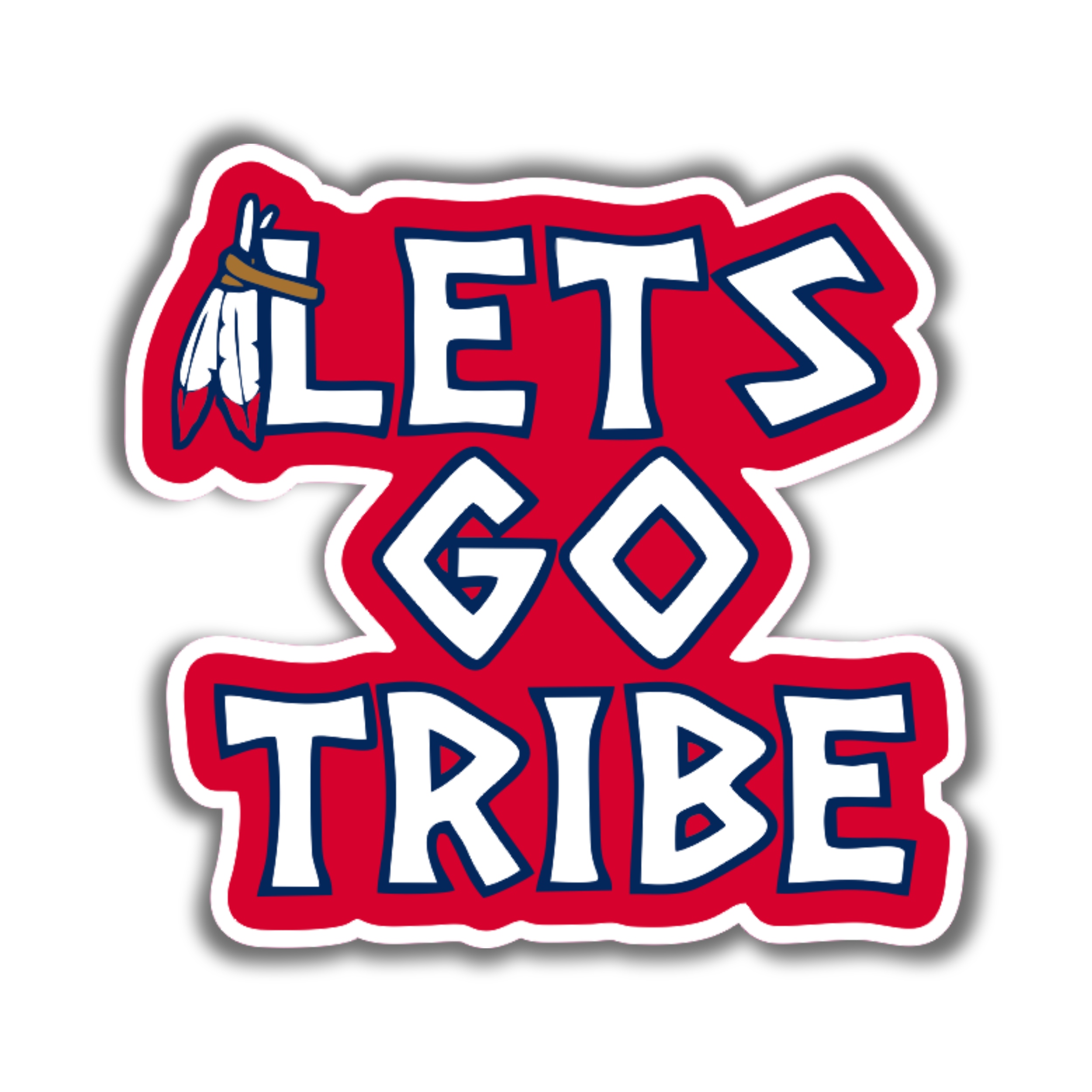 Cleveland Indians - Let’s Go Tribe - Temporary Tattoo