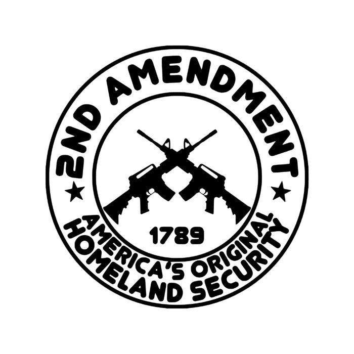 Second Amendment Vinyl Decal - Custom Size