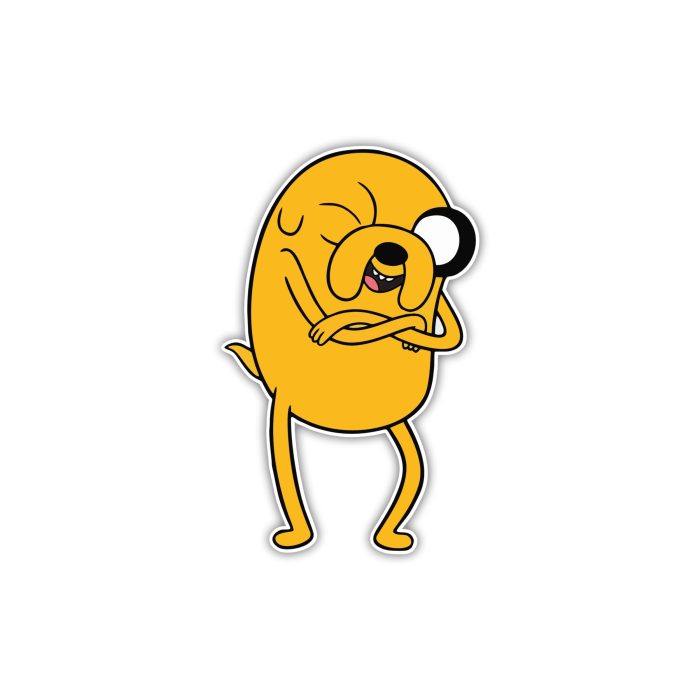 Adventure Time Snail Full Color Vinyl Decal - Custom Size