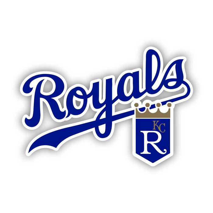 Kansas City Royals - Royals With Shield Below - Temporary Tattoo