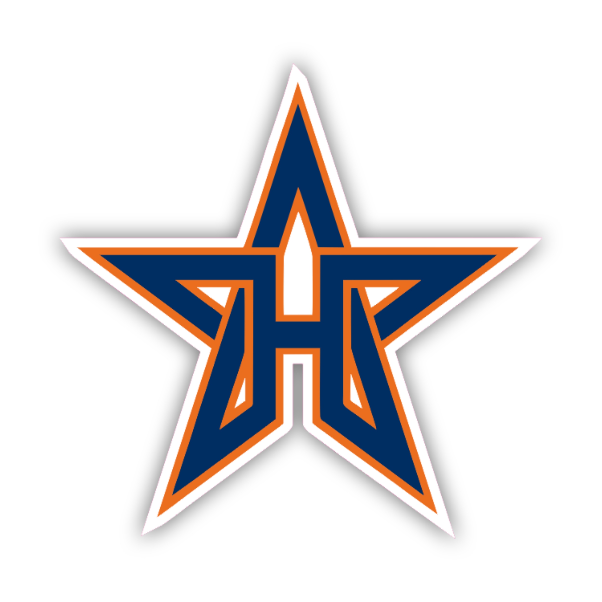 Houston Astros - Star - Temporary Tattoo