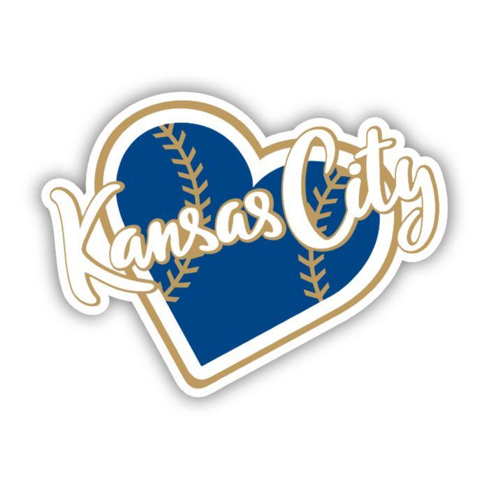 Kansas City Royals - Heart - Temporary Tattoo