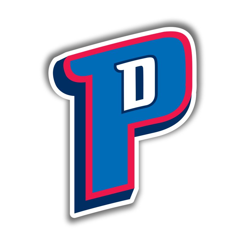 Detroit Pistons - Blue P - Temporary Tattoo