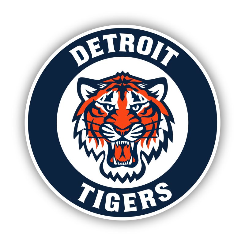 Detroit Tigers - Tiger Circle - Temporary Tattoo