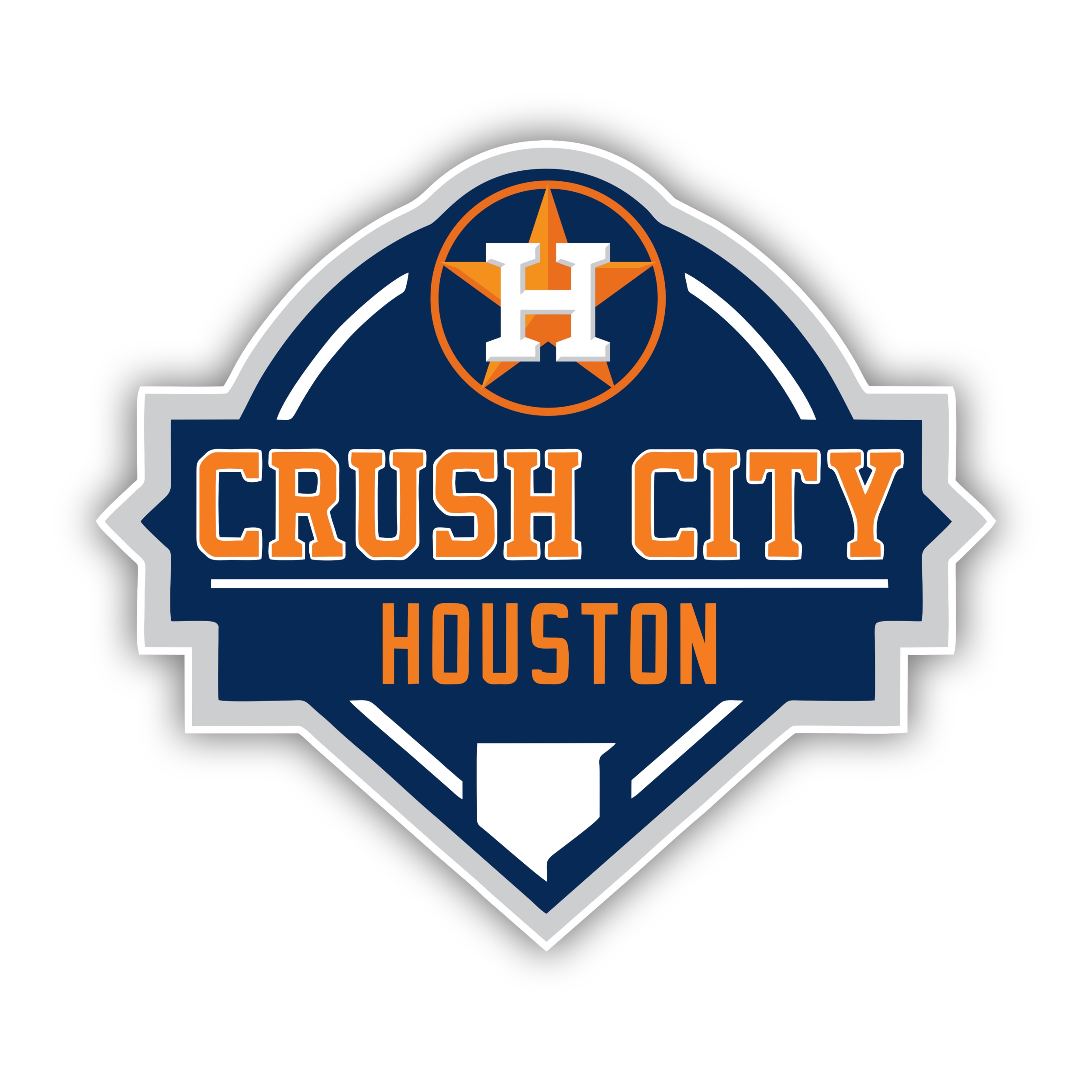 Houston Astros - Home Plate - Temporary Tattoo
