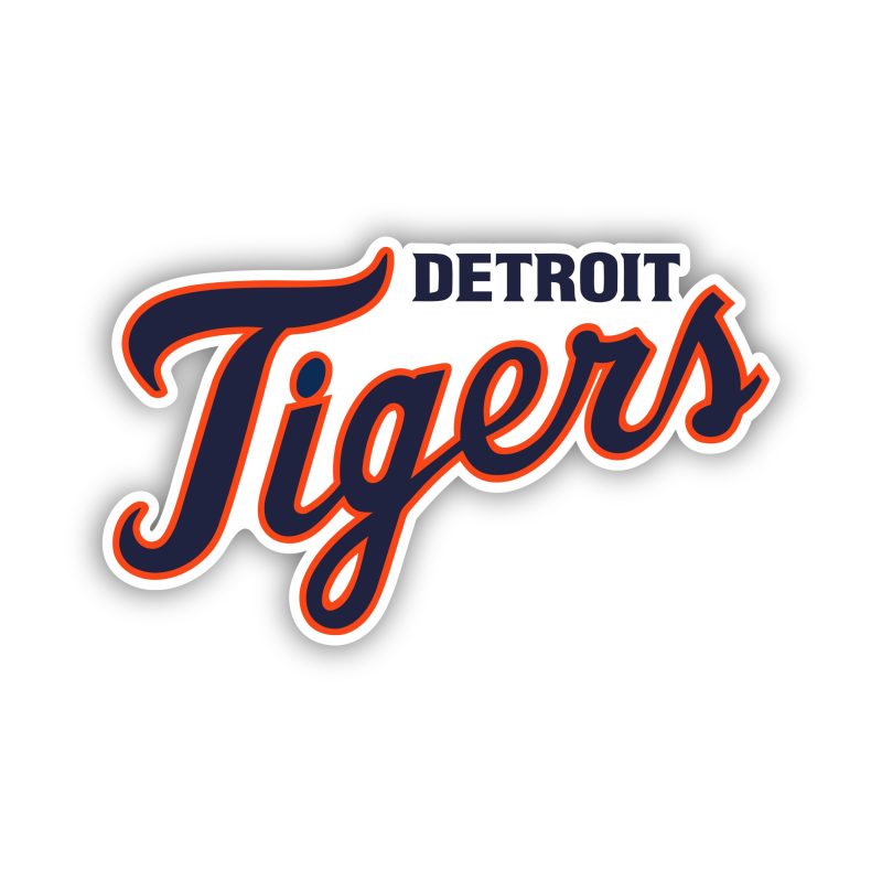 Detroit Tigers – Detroit Cursive Tigers - Temporary Tattoo