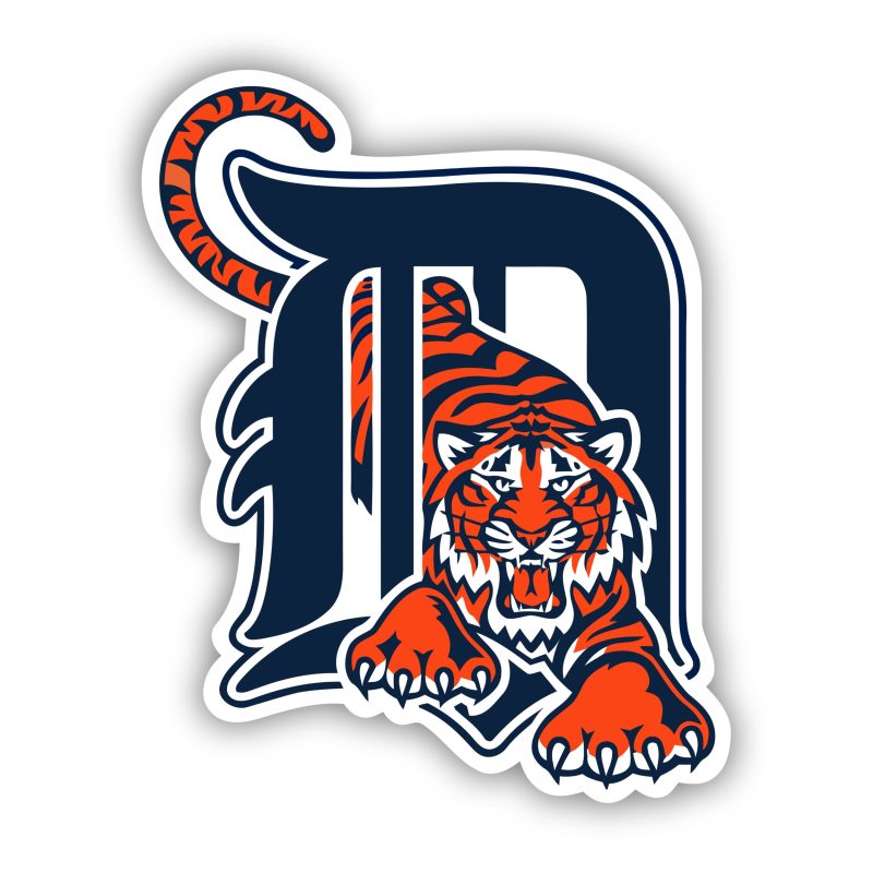 Detroit Tigers - Tiger in D - Temporary Tattoo