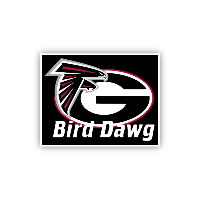Atlanta Falcons - Georgia Bulldogs -Bird Dawg - Temporary Tattoo