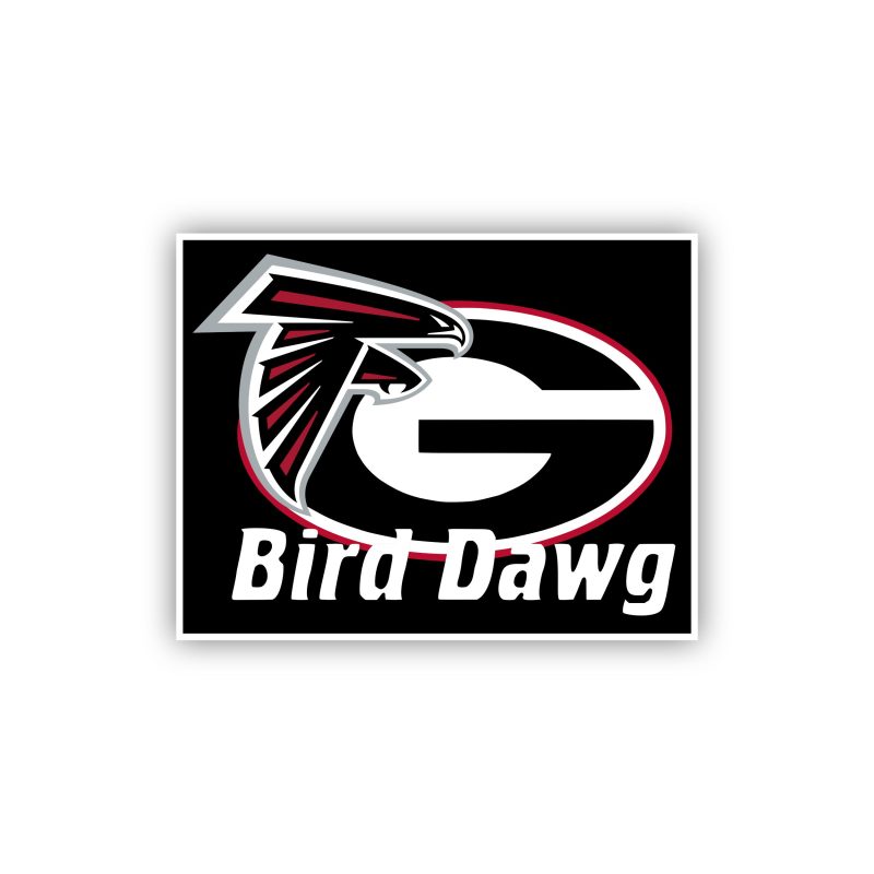 Atlanta Falcons - Georgia Bulldogs -Bird Dawg - Temporary Tattoo