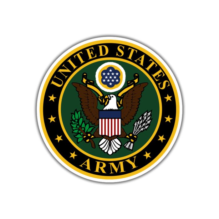 Army Seal Full Color Vinyl Decal