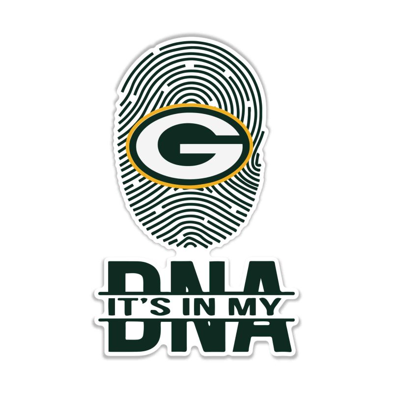 Green Bay Packers - Rectangle - Full Color Vinyl Sticker - Custom Size