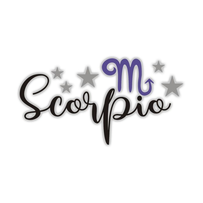 Scorpio - Full Color Vinyl Decal - Custom Size