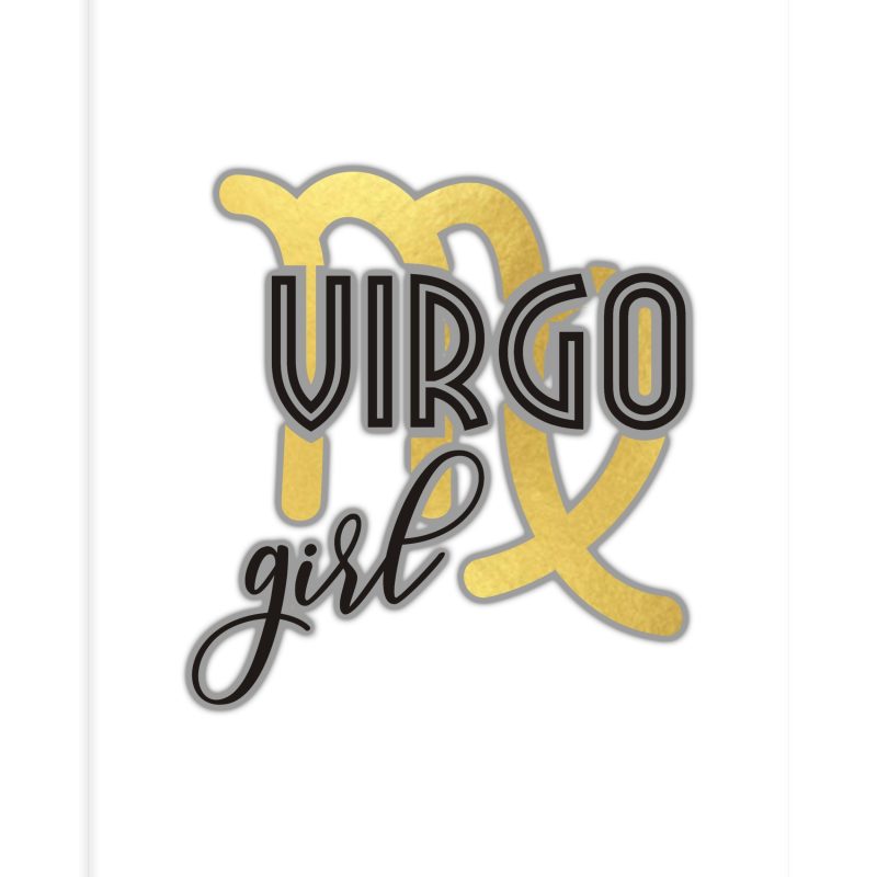 Virgo Girl - Full Color Vinyl Decal - Custom Size