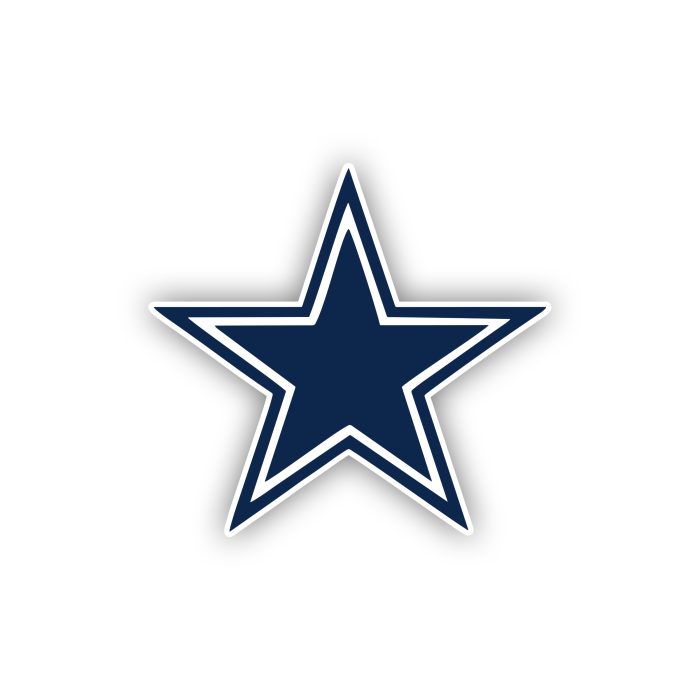 Dallas Cowboys - Blue Star - Temporary Tattoo