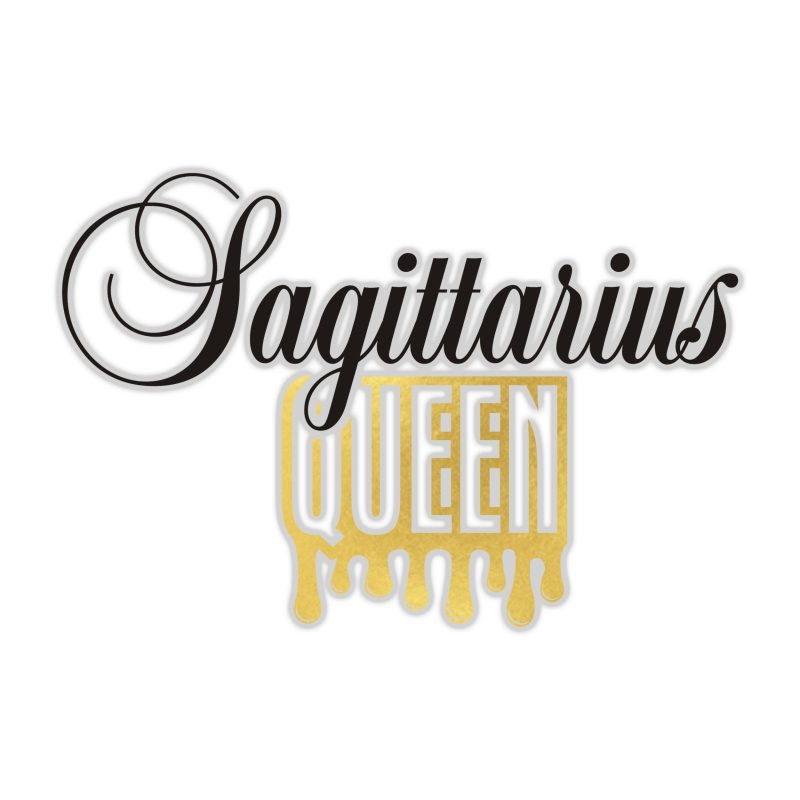 Sagittarius Queen - Full Color Vinyl Decal - Custom Size