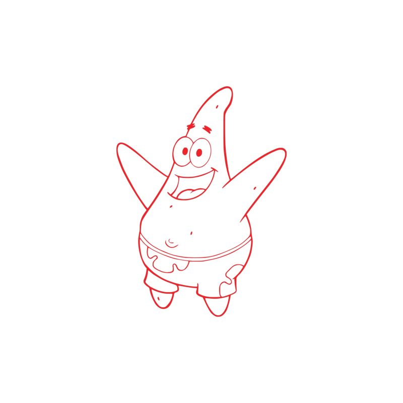 Spongebob Vinyl Decal - Custom Size