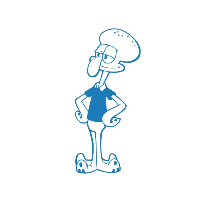 Spongebob Vinyl Decal - Custom Size
