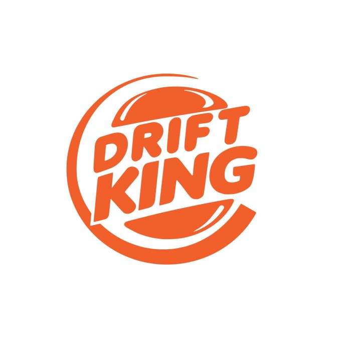 Drift King Vinyl Decal - Custom Size