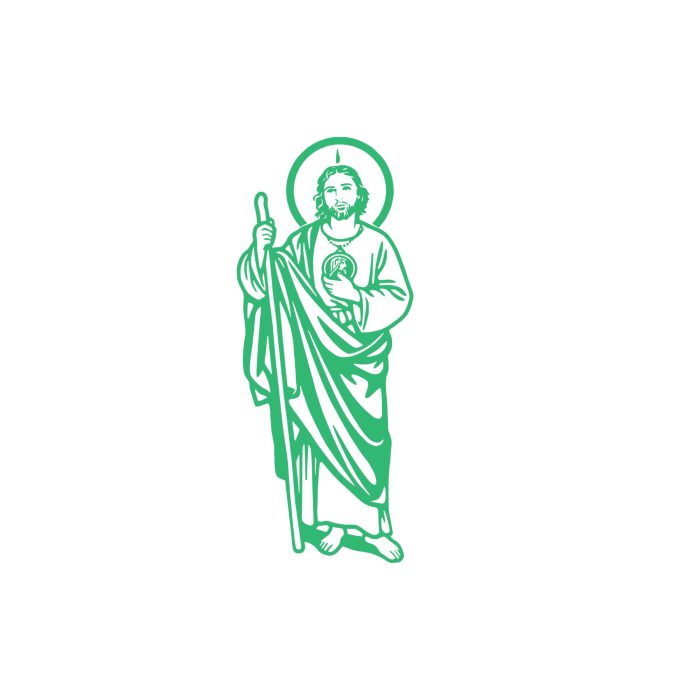 San Judas Vinyl Decal