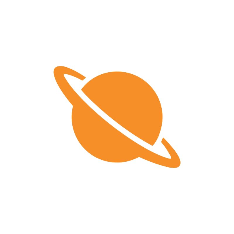 Planet Vinyl Decal - Custom Size