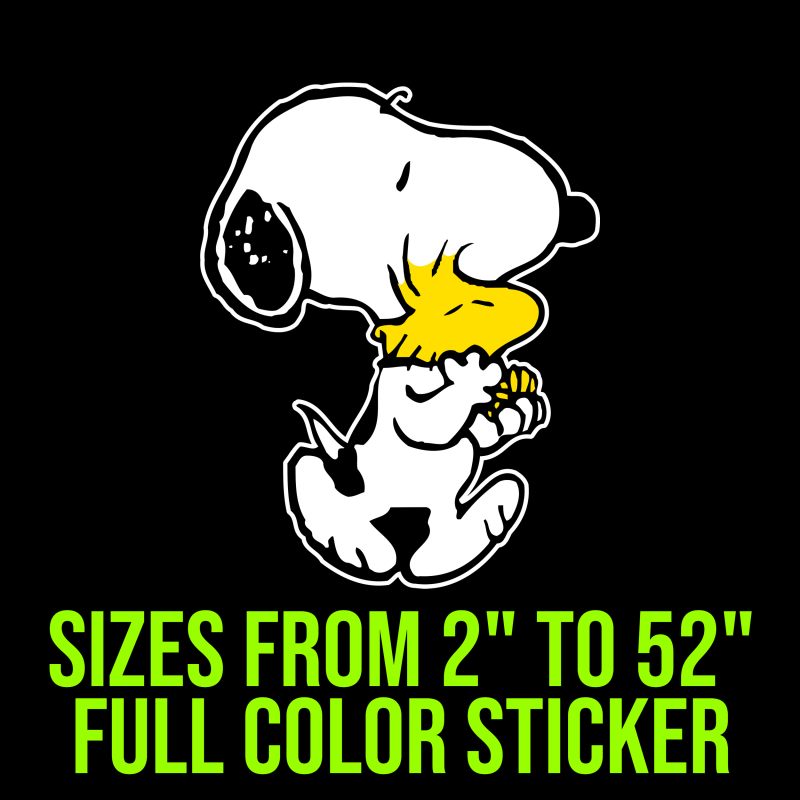 Snoopy Full Color Vinyl Decal