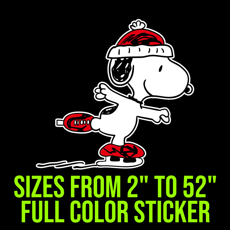 Snoopy Full Color Vinyl Decal