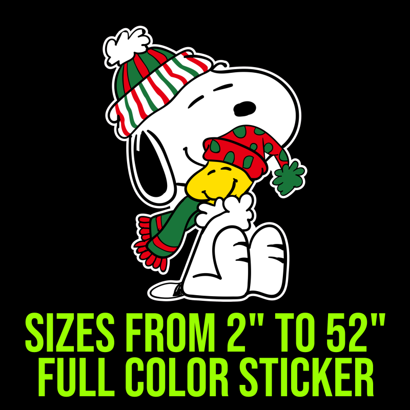 Snoopy Full Color Vinyl Decal