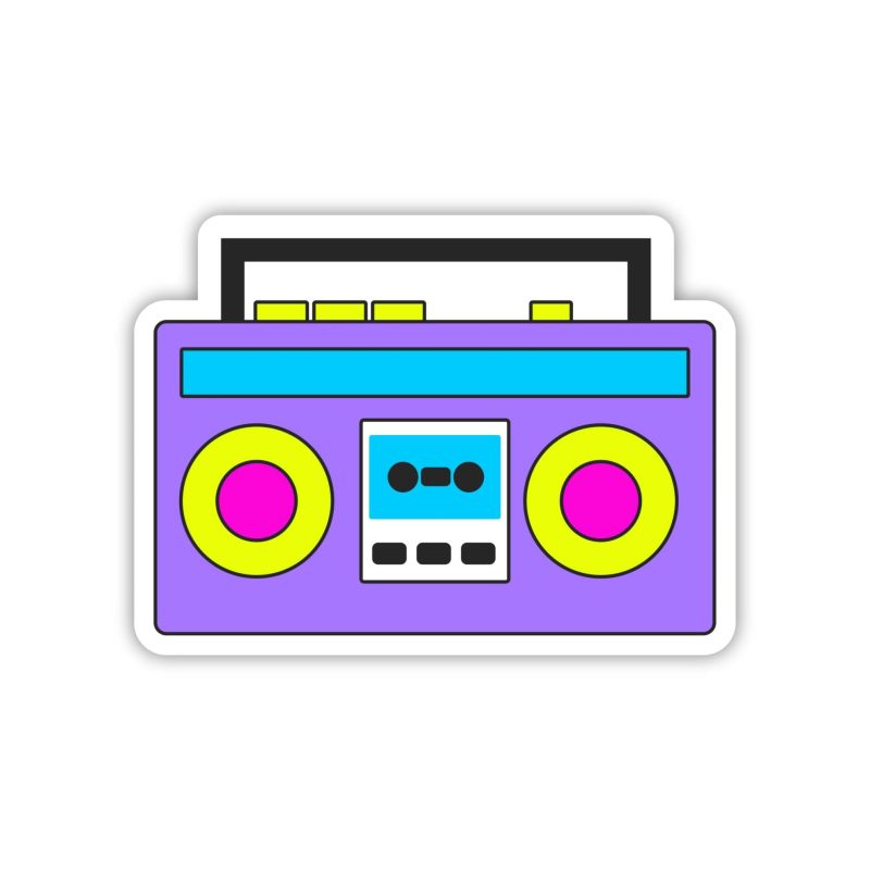 Radio - Full Color Vinyl Decal