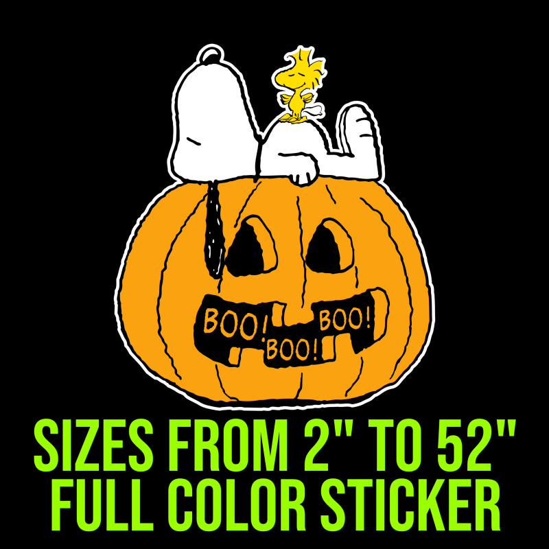 Snoopy Full Color Vinyl Decal