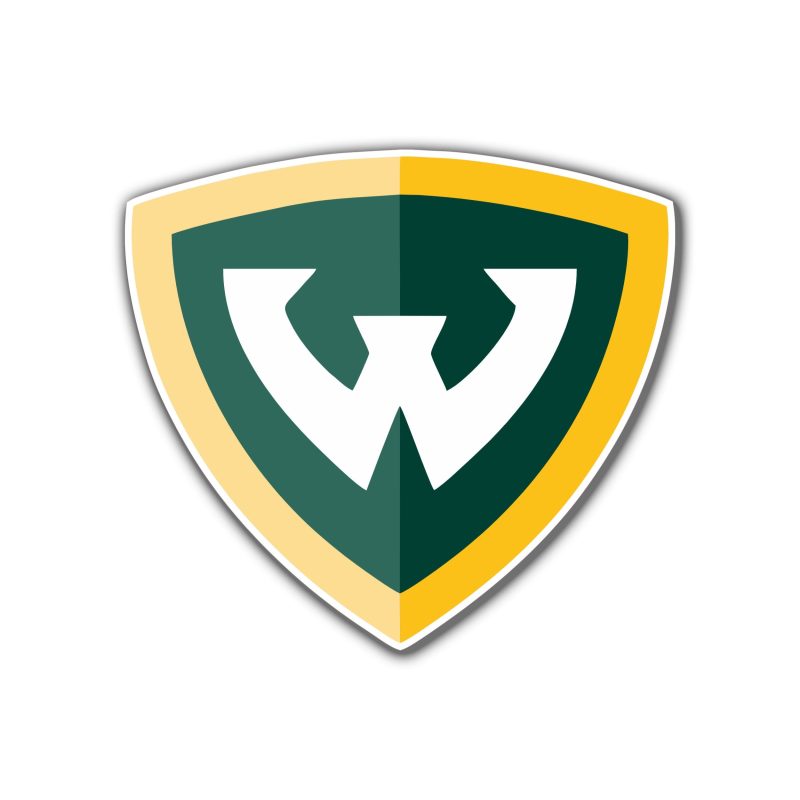 Wayne State University - Full Color Vinyl Decal - Custom Size