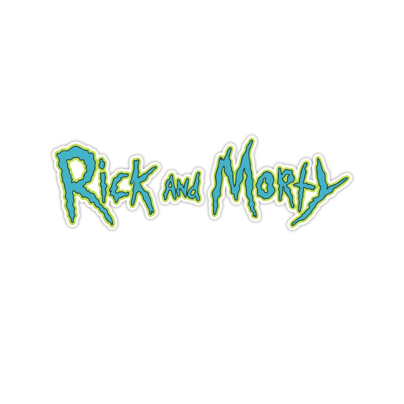 Rick And Morty - Full Color Vinyl Sticker - Custom Size