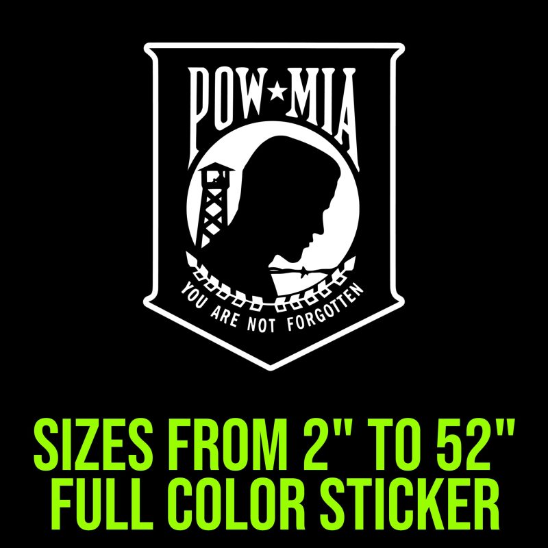 POW Full Color Vinyl Decal