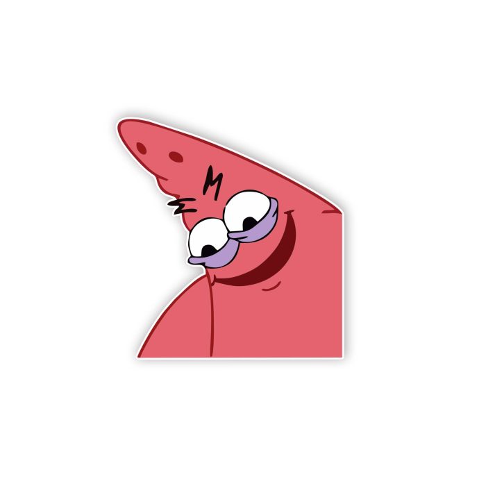 Spongebob - Patrick - Full Color Vinyl Decal - Custom Size