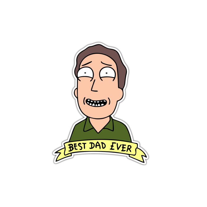 Rick And Morty - Full Color Vinyl Sticker - Custom Size