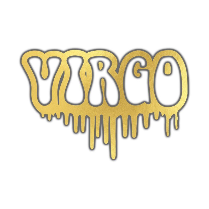 Virgo Drip - Full Color Vinyl Decal - Custom Size