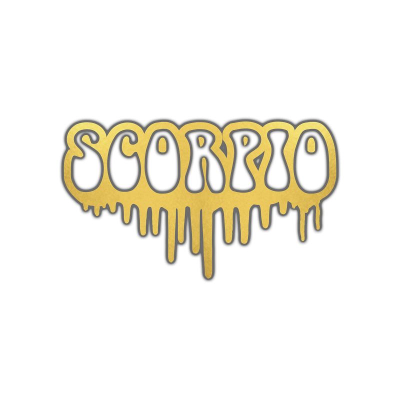 Scorpio Drip - Full Color Vinyl Decal - Custom Size