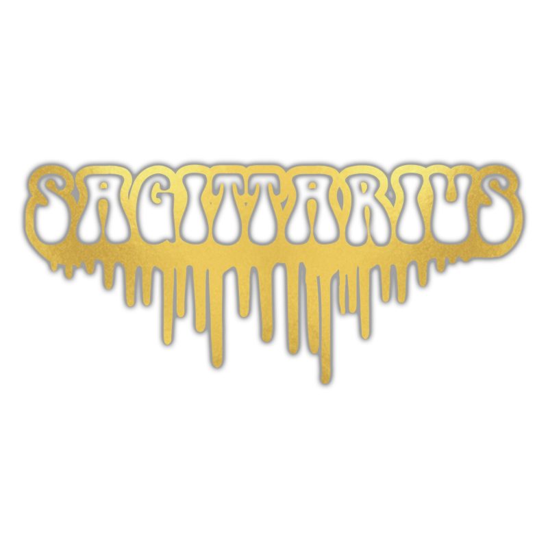 Sagittarius Drip - Full Color Vinyl Decal - Custom Size