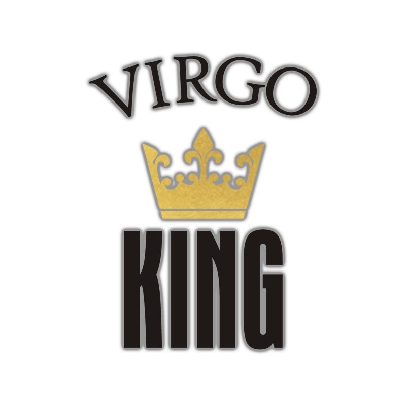 Virgo King - Full Color Vinyl Decal - Custom Size