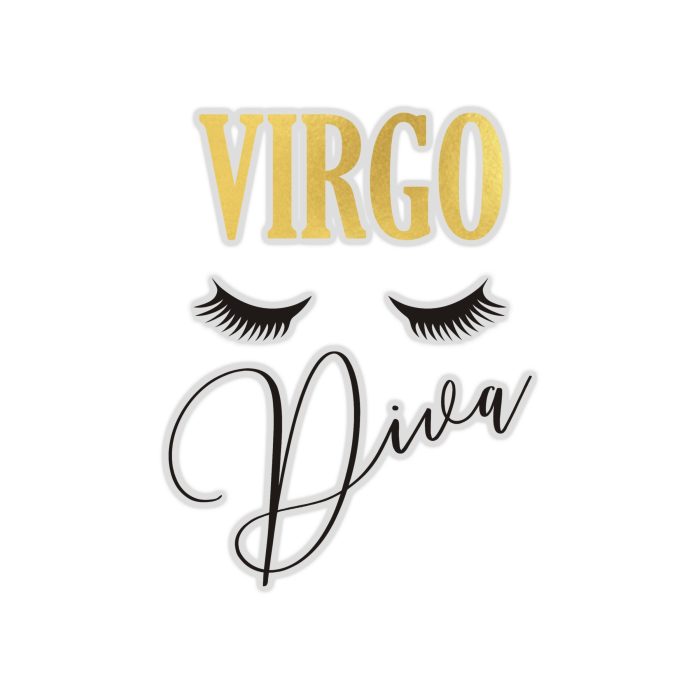 Virgo Diva - Full Color Vinyl Decal - Custom Size