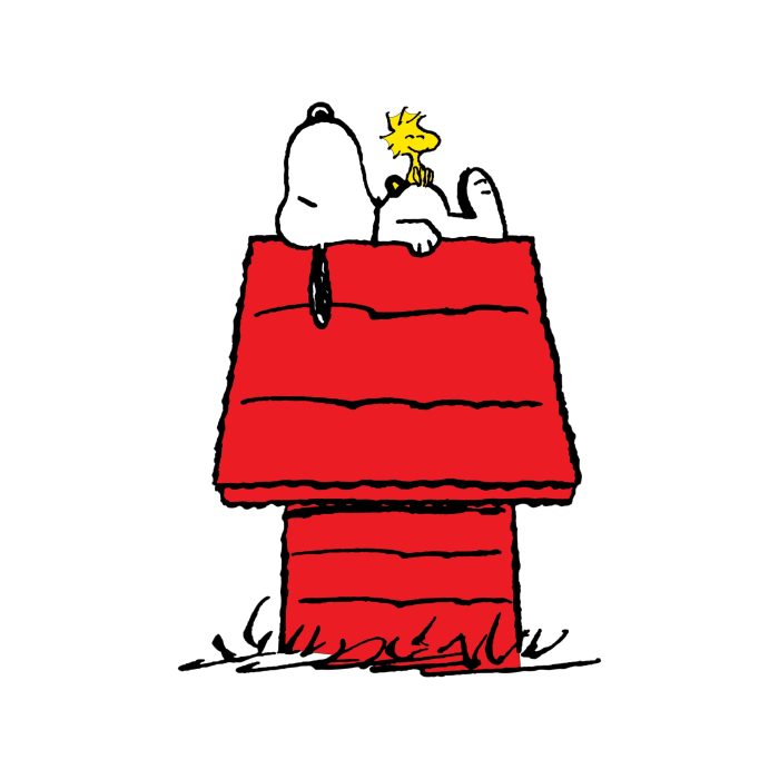 Snoopy and Woodstock Full Color Vinyl Decal