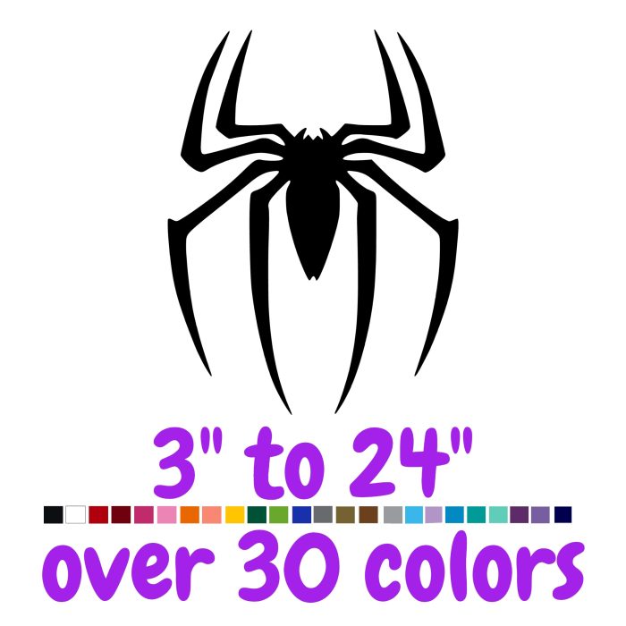 Spiderman Vinyl Decal - Custom Size