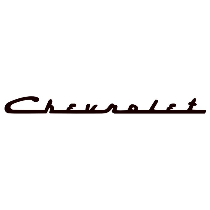 Chevrolet Vinyl Decal - Custom Size